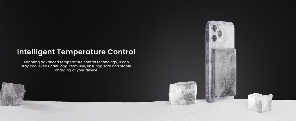 BRAVE Ultra Slim 5000mAh Magnetic Wireless Power Bank 15W With Stand, 20W Type-C