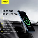 Baseus Big Energy Car Mount Wireless Charger Black 