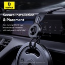 Baseus C02 Go Series Magnetic Phone Mount With 360 Degree Rotation - Cluster Black