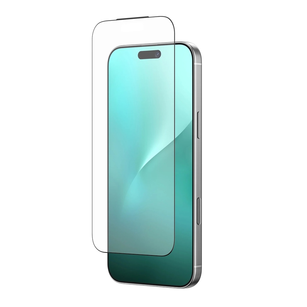 AMAZINGTHING IPHONE 17 PRO 6.3 3D FULLY COVERED FUSION DUST FILTER TITAN MATTE PRIVACY GLASS(MATTE PRIVACY)"