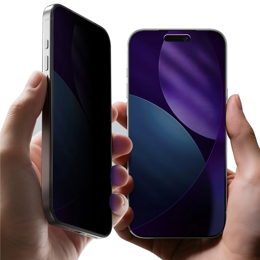 AMAZINGTHING IPHONE 17 PRO MAX 6.9 3D FULLY COVERED VISION DUST FILTER TITAN PRIVACY GLASS  (Color: PRIVACY