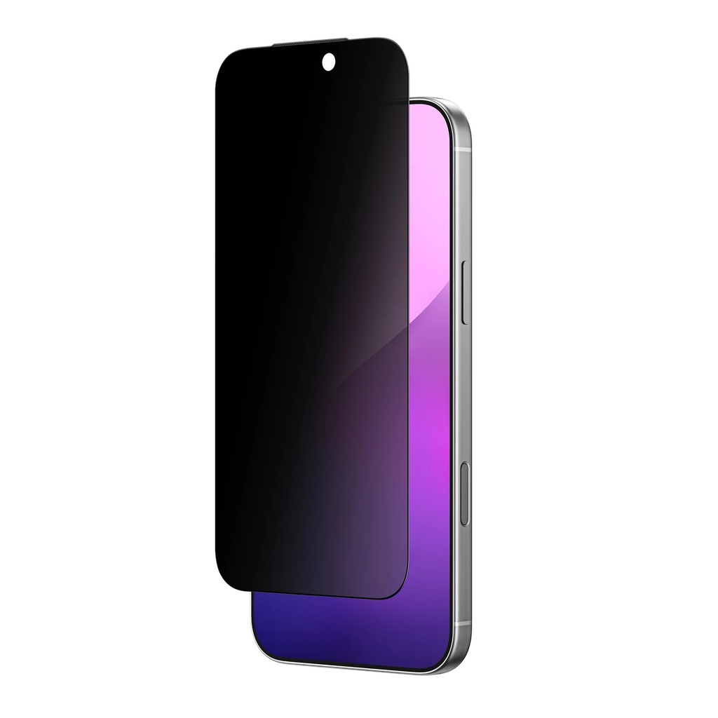 AMAZINGTHING IPHONE 17 PRO MAX 6.9 3D FULLY COVERED VISION DUST FILTER TITAN PRIVACY GLASS  (Color: PRIVACY