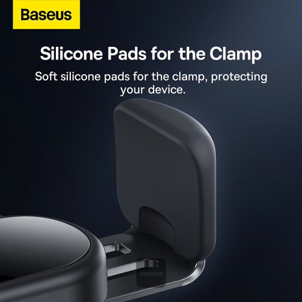 Baseus Steel Cannon pro   Solar Electric   Car Mount Black