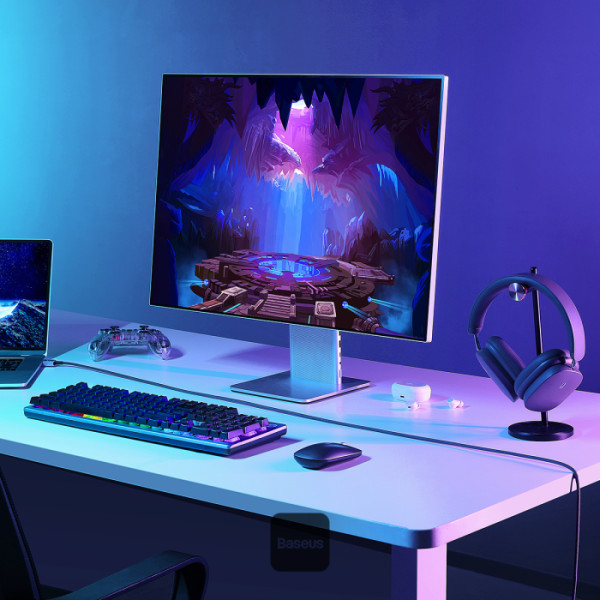 Baseus Unbreakable Series Fast Charging Data Cable Type-C to Type-C 100W 1m Stellar White