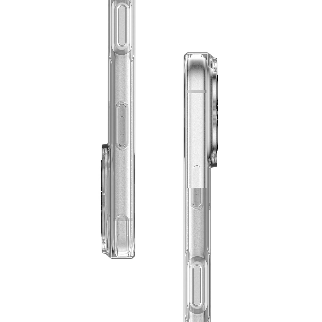 AMAZINGTHING MINIMAL MAGSAFE DROP PROOF CASE FOR IPHONE 17 PRO MAX 6.9 (Color: CLEAR)