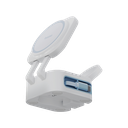 Bazic GoMag Station Mini 3 in 1 Foldable Magnetic Wireless Charger With Apple Watch & Airpods Charging - White