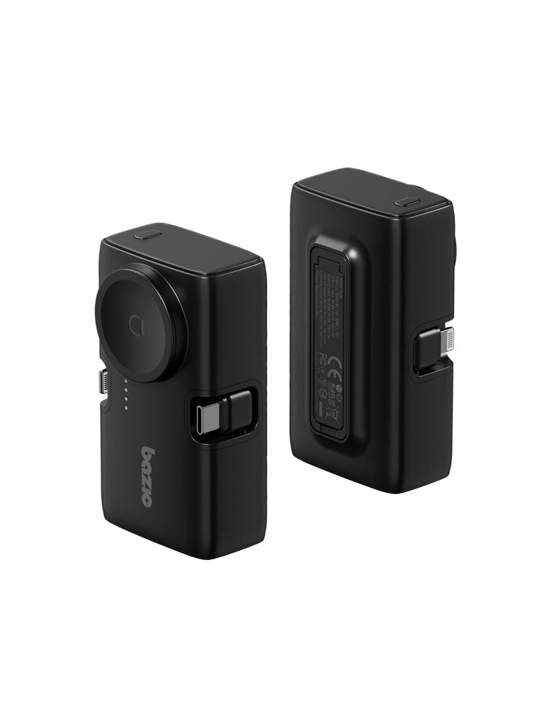 Bazic GoPower Koda 2 in 1 Power Bank With Foldable USB-C /Lightning Pin And Apple Watch Charger 5000mAh - Truffle