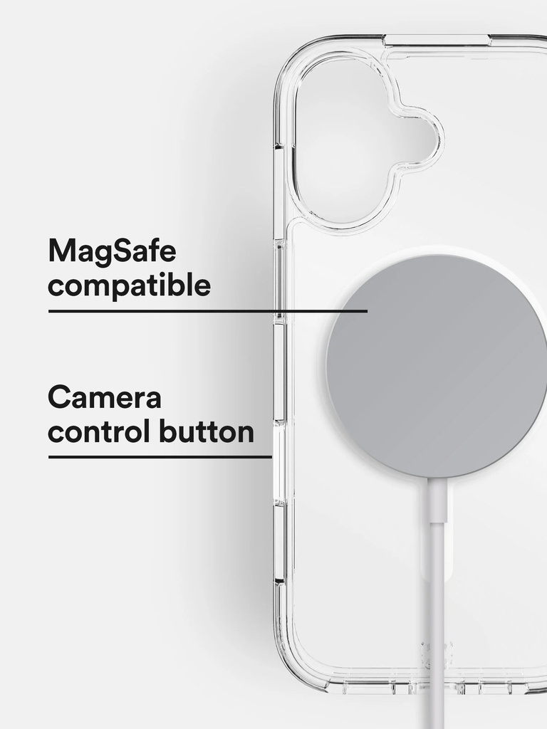 BodyGuardz Carve MagSafe Clear Case for iPhone 17