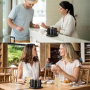 Power:5000 mAh x 4 Efficient Magnetic Dock PD 20W Fast Charging 2 Lightning  2 Type-C Dual Input Charging Station