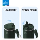 Brave Rotating Handle 24H Cold & 12H Hot Retention Leak-Proof 1200mL Green