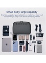 Brave Tech Pouch Organizer Portable Gadget Storage For Travel – Black