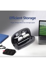 Brave Tech Pouch Organizer Portable Gadget Storage For Travel – Black