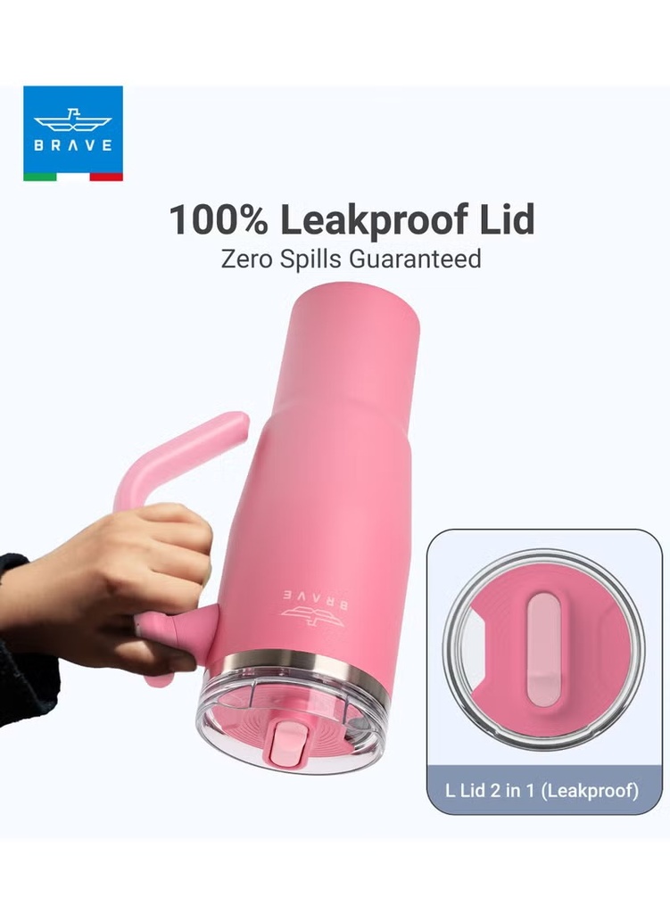 Brave Temp Guard Vacuum Insulated Travel Mug 1200ml - Black