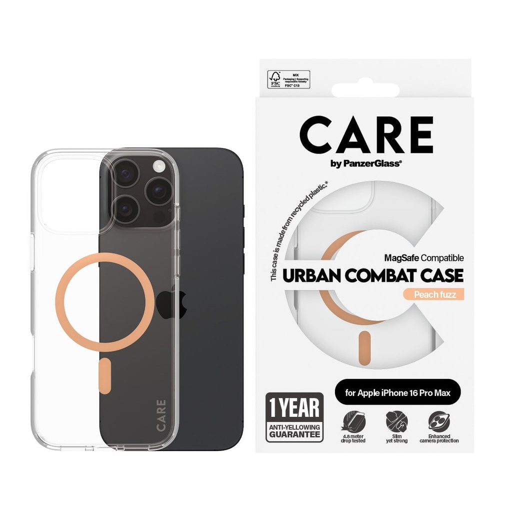 CARE by PanzerGlass® Case Flagship Peachy MagSafe iPhone '24 6.9" Pro