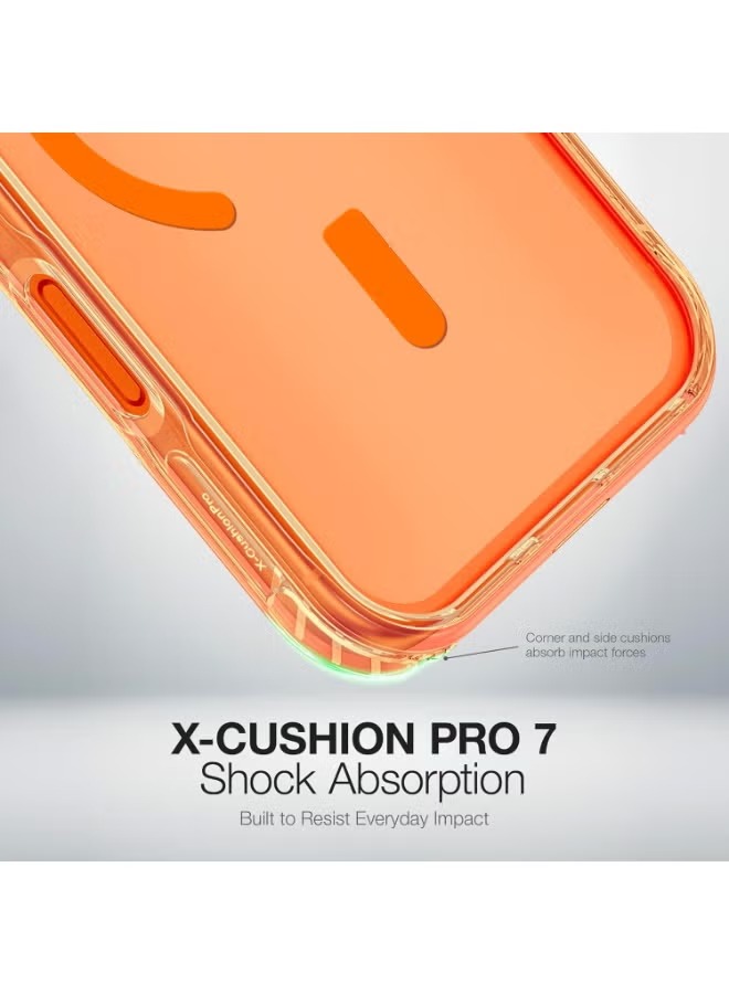 AMAZINGTHING TITAN PRO MAGSAFE DROP PROOF CASE FOR IPHONE 17 PRO 6.3 (Color: ORANGE)
