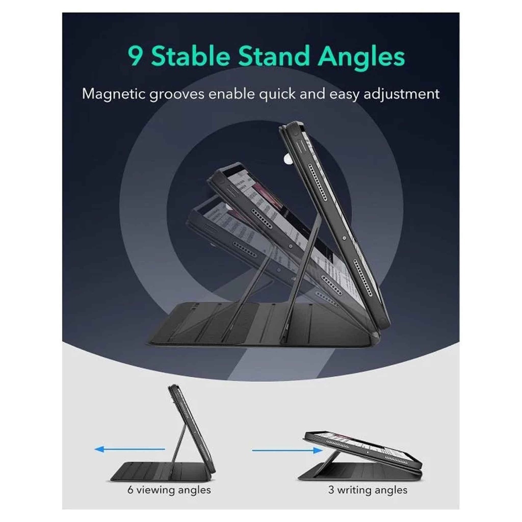 ESR iPad  Air 13" 2024 1st Gen / 2nd Gen Shift Magnetic Case (Black)