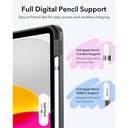 ESR iPad 11 inch/10.9 inch 11th Gen(A16)/10th Gen Flip Hybrid Case (Pencil Holder) black