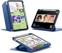 ESR iPad 11 inch/10.9 inch 11th Gen(A16)/10th Gen Flip Hybrid Case (Pencil Holder) blue