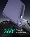 ESR ipad Air 11"/10.9" (2020-2025) Gen 7/6/5/4 Shift Magnetic Case purple
