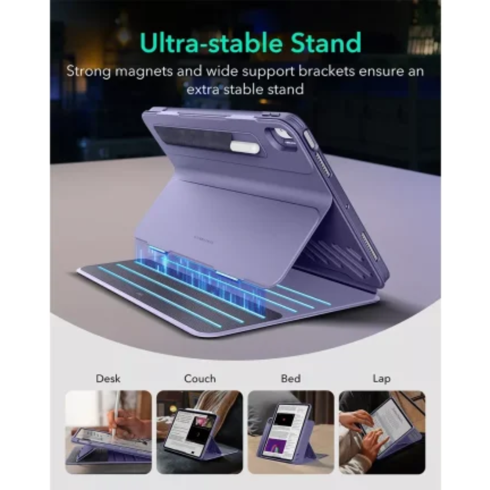 ESR ipad Air 13" 2024 1st Gen / 2nd Gen Shift Magnetic Case purple