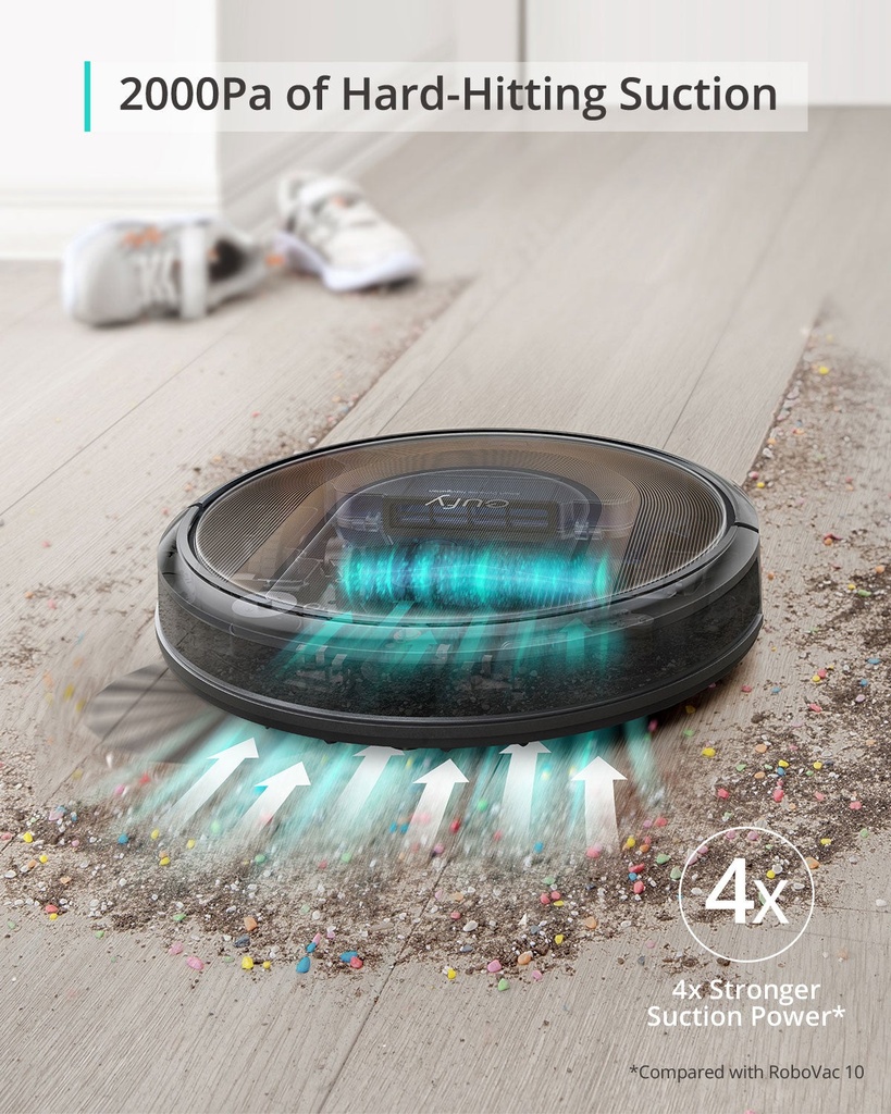 EUFY ROBOVAC G30 HAYBRID ENHANCED NAVIGATION OURPOSEFULLY CLEANING 