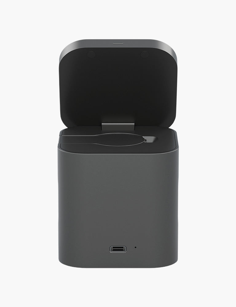 Energea MagCube 3 IN 1 Foldable Magsafe Fast Wireless Charger - Gunmetal