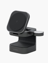 Energea MagCube 3 IN 1 Foldable Magsafe Fast Wireless Charger - Gunmetal