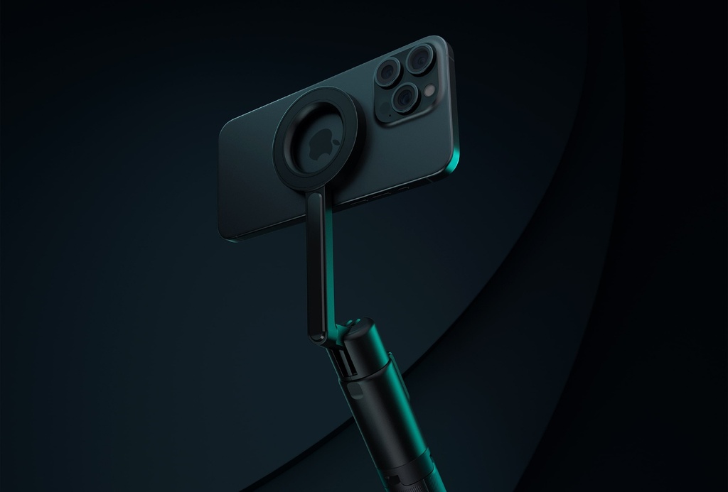Energea MagPod Bluetooth selfie Stick With Removable Controller - Black