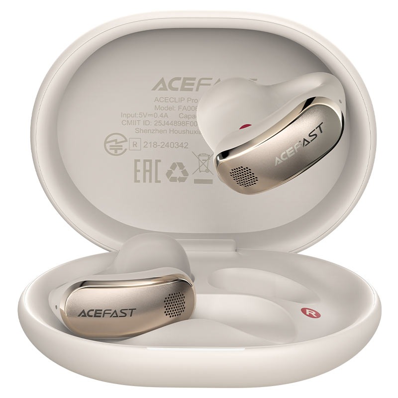 FA006 ACECLIP Pro wireless earbuds - light gold