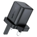 Ace Fast A125 PD45W GaN (USB-C) charger,black(UK)