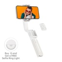 Hohem Smart Selife Tripod Gimbal iSteady Q, White