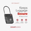 KeySmart SmartLock TSA Approved Find My Lock