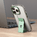 Levelo Morphix Clara Gripstand iPhone 14 Pro Max IMD Clear Back Case - Green