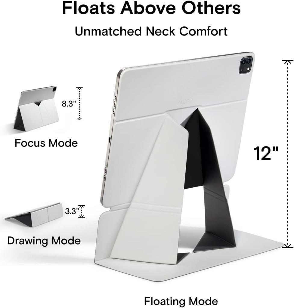 MOFTMS026-1-12.9-WDGY-1 Snap Folio Stand 12’ - Misty Cove