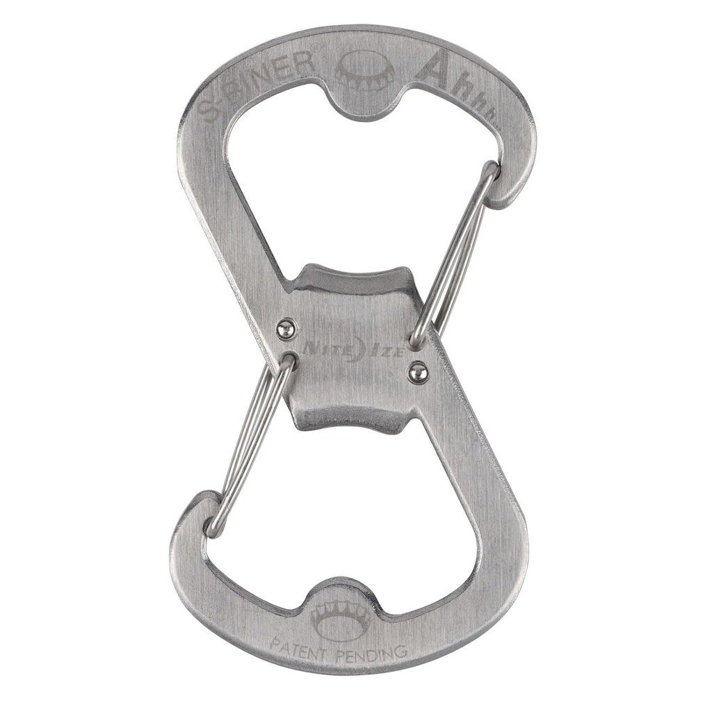 NiteIze S-Biner Ahhh Bottle Opener (Stainless)
