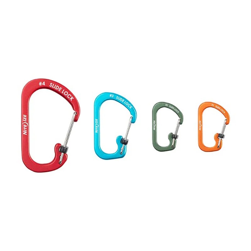 NiteIze SlideLock® Carabiner Aluminum #3 - Blue
