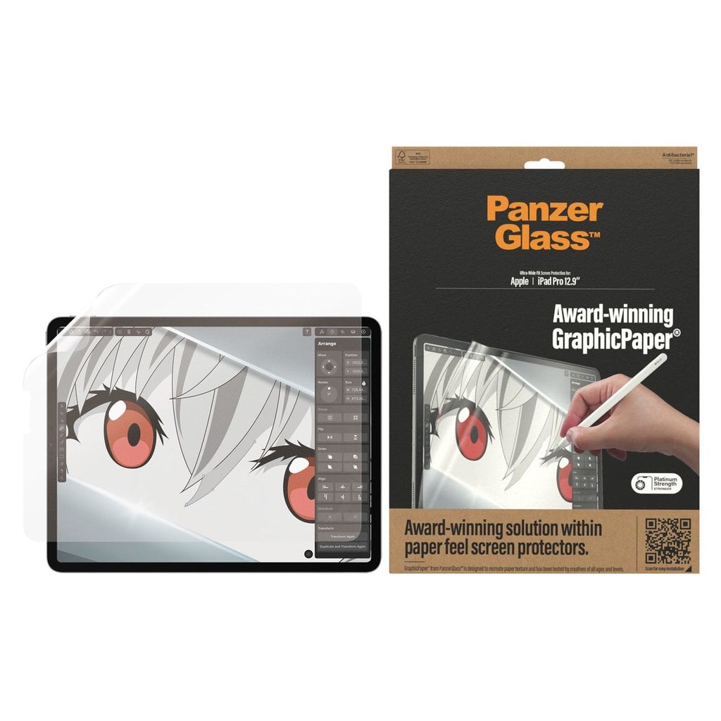 PanzerGlass Apple iPad Pro 12.9 (2018/2020) Case Friendly GraphicPaper AB