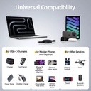 Powerlink YoYo Series 3.3ft / 1.0M USB-C Cable black