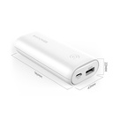 RAVPOWER PD PIONEER 10000mAH 18W 2-port Mini powerbank-white