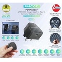 RAVPower RP-PC1032 PD20W Wall Charger + USB C to USB C Cable
