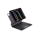 SIA Metal Magnetic Keyboard Pro 6 lines layout for ipad pro 13" 2024 with Pencil holder -black AR/ENG