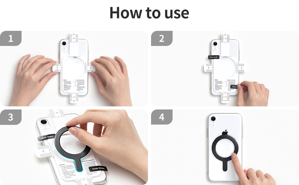 SINIMORU M-PLATE MAGSAFE MAGNETIC BLACK