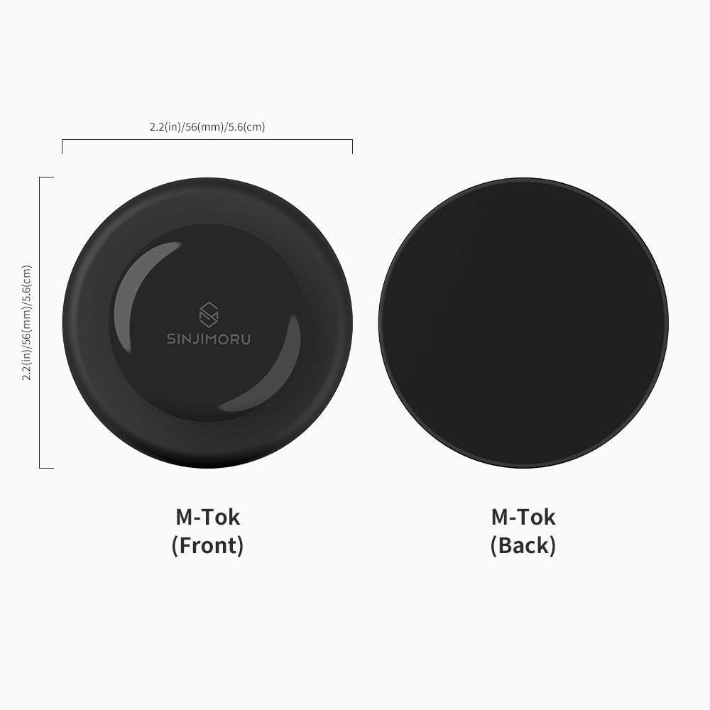 Sinjimoru M-Tok MagSafe Pop Grip (Black)