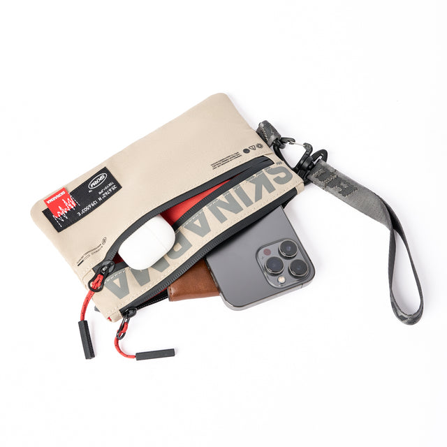 SkinArma Fardel Clutch Pouch - Beige