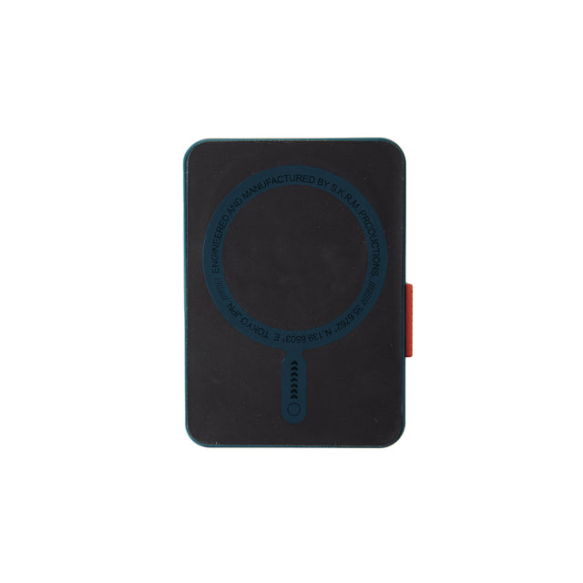 SkinArma Mirage Magnetic Card Holder With Grip-Stand - Blue