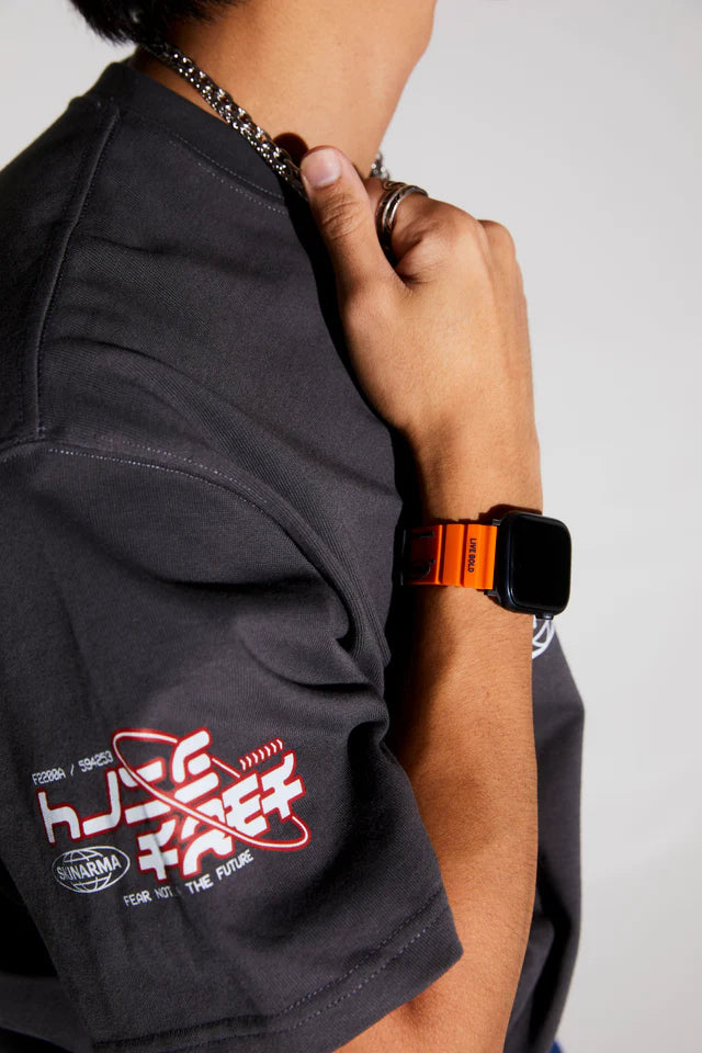 SkinArma Shokku Band for Apple Watch 42/44/45 - Black 