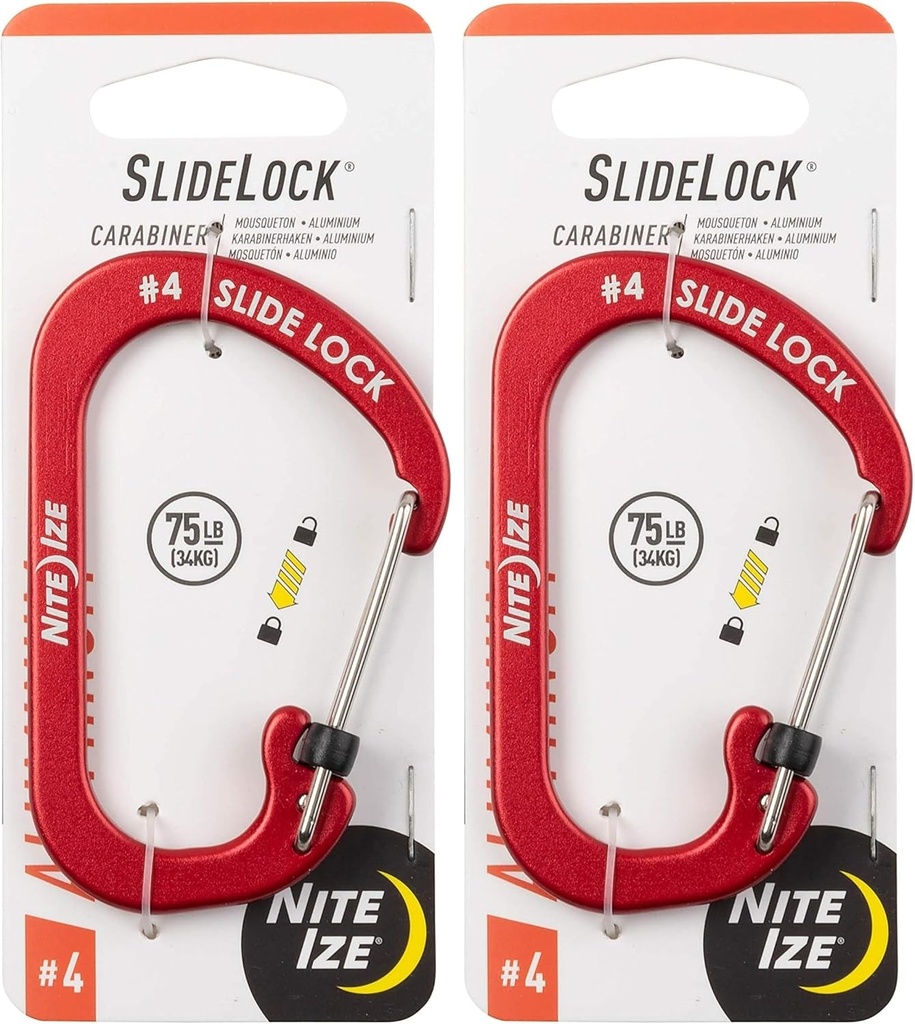 SlideLock® Carabiner Aluminum #4