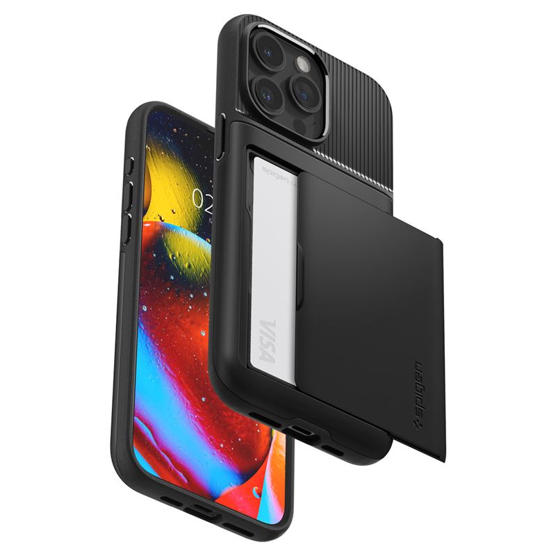 Spigen Armor Slim Case for iPhone 15 Pro - Black