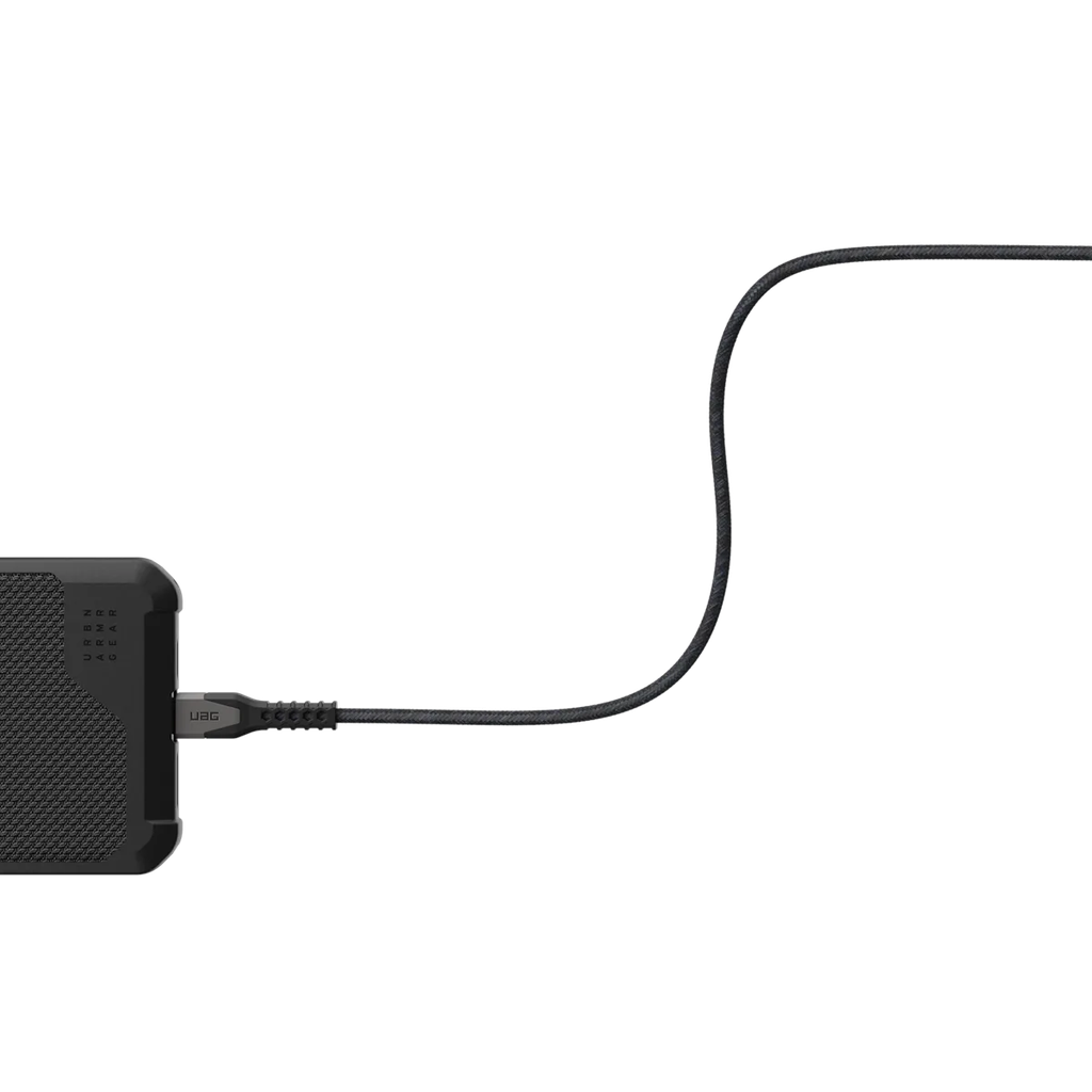 UAG USB-C to USB-C Cable, 1.5M, 60W, 9B4413114030– Black & Grey