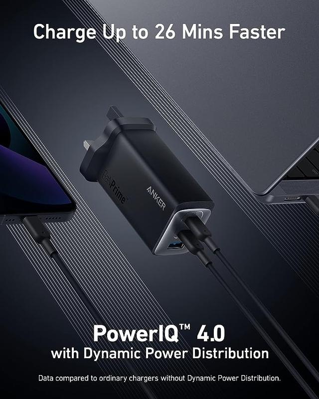 Anker 737 Charger (GaNPrime 120W) -Black A2148211